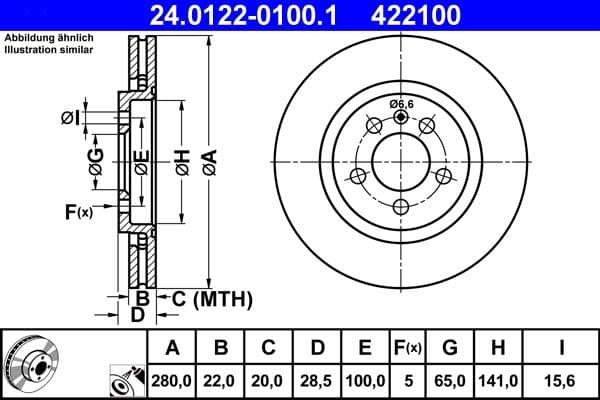 Brake disc Voor Links/Rechts past: SEAT TOLEDO I  VW CORRADO, GOLF III, PASSAT B3/B4, VENTO 1.6-2.9 09.88-04.99