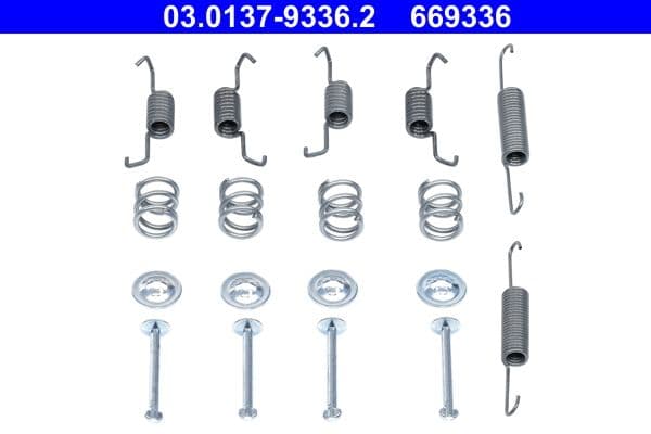Accessory Kit, parking brake shoes