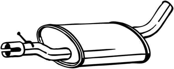 Uitlaatsysteem voorste demper past: AUDI Q3  VW TIGUAN 2.0 09.07-10.18