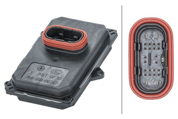 Controller Links/Rechts (12V, functie bochtverlichting) past: PORSCHE CAYENNE II 92A/958 06.10-10.14