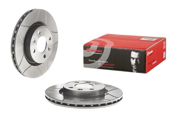 Brake disc, BREMBO Max, 1pcs, Cut, Voor   Links/Rechts, buitendiameter 259 mm, dikte 20,6 mm, past: DACIA LOGAN, LOGAN EXPRESS, LOGAN II, LOGAN MCV, SANDERO, SANDERO II 1.0-2.0D 01.88-