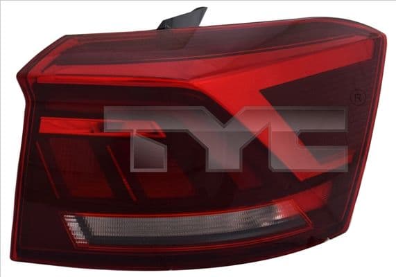 Achterlicht Rechts (extern, LED, kleur van het glas red) past: VW T-ROC 07.17-03.22
