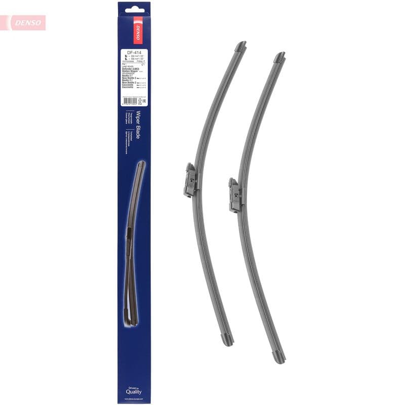 Wisserblad voegloos Voor (2pcs) Flat Blades 550mm past: LAND ROVER DEFENDER  MINI COUNTRYMAN (U25)  VW BEETLE 04.11-