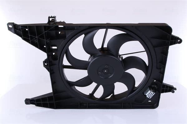 Radiatorventilator (met huisvesting) past: DACIA LOGAN, LOGAN EXPRESS, LOGAN MCV, SANDERO 1.5D 05.10-