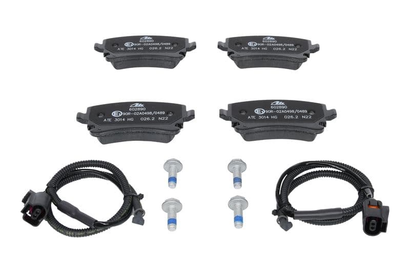 Remblokken set Achter (met remklauw geleidingsbouten), past: BENTLEY CONTINENTAL  VW PHAETON 3.0D-6.0 04.02-07.18