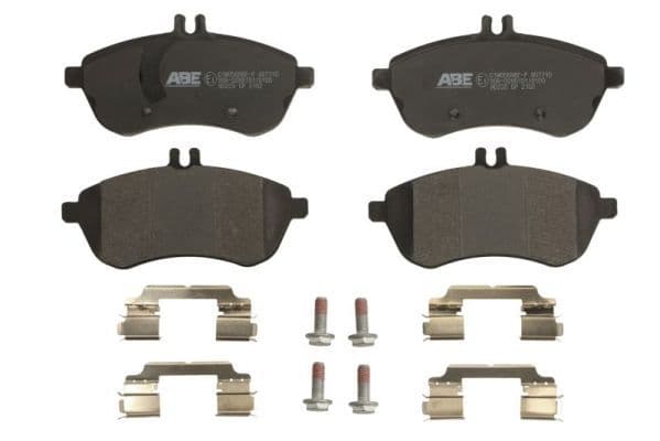 Remblokken set Voor , past: MERCEDES C (C204), C T-MODEL (S204), C (W204), E (A207), E (C207), E T-MODEL (S212), E (W212), SLC (R172), SLK (R172) 1.6-6.2 01.07-