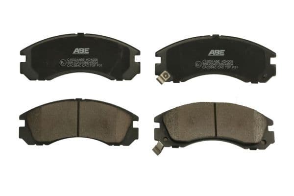 Remblokken set Voor , past: CITROEN C4 AIRCROSS, C-CROSSER, C-CROSSER ENTERPRISE  DODGE VIPER  MITSUBISHI 3000 GT, COLT VI, DELICA / SPACE GEAR, ECLIPSE, ECLIPSE I, ECLIPSE II 0.7-8.4 03.80-