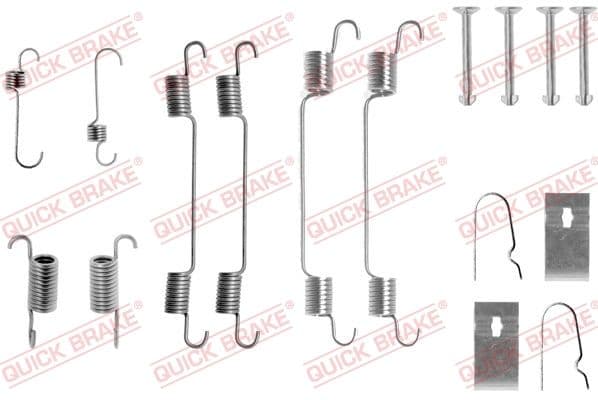 Accessory Kit, brake shoes