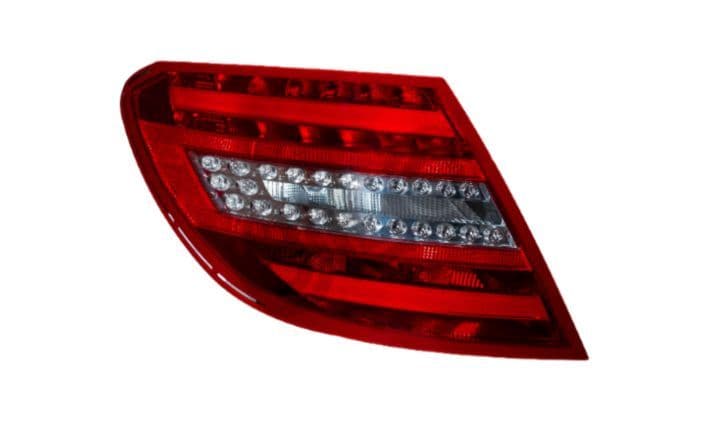 Achterlicht Links (LED, kleur indicator wit, kleur van het glas red) past: MERCEDES C-KLASA W204 Saloon 03.11-12.13