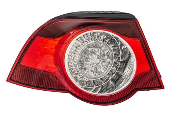 Achterlicht Links (extern, LED, kleur indicator wit, kleur van het glas red/transparant) past: VW EOS 03.06-01.11