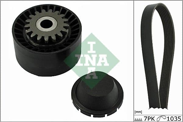 V-snaren set (met rollen) past: RENAULT CLIO III, CLIO IV, MODUS, TWINGO II, WIND 1.2/1.2ALK/1.2LPG 12.04-08.21
