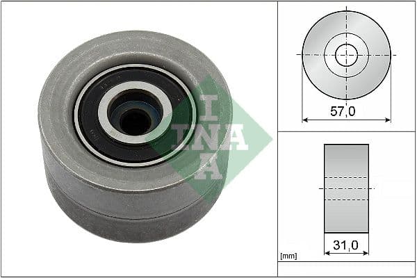 Deflection/Guide Pulley, timing belt