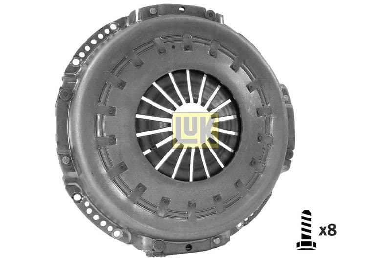 Koppelingsdeksel (310mm) past: DEUTZ FAHR 100 M, 100 N, 90 C, 90 M, 90 N, 100, 70, 75, 80, 90, 60, 60 F, 70 F, 77, 77 LP, 80 F, 100 F, 67, 70 A, 75 F, 80 A, 87, 90 F  HUERLIMANN 468 PRESTIGE