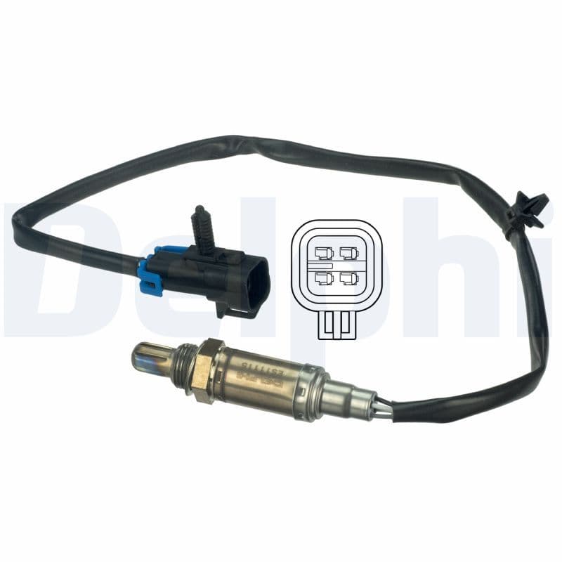 Lambda sonde (aantal draden 4, 606mm) past: OPEL ASTRA G, SPEEDSTER, VECTRA B, ZAFIRA A 2.2 06.00-10.05