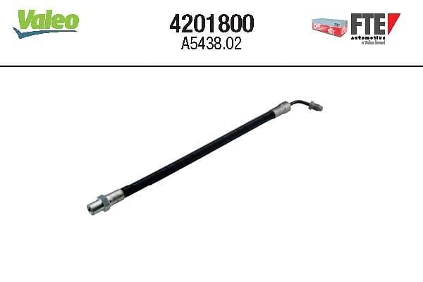 Koppelingsslang (lengte 340mm) past: BMW 3 (E36), Z3 (E36) 1.6-2.8 09.90-01.03