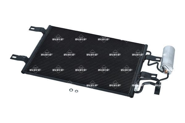 A/C condensator (met droger) past: OPEL MERIVA A 1.3D/1.6/1.7D 09.03-05.10