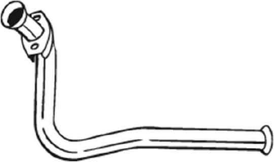 Uitlaatpijp Voor past: RENAULT CLIO I, RAPID 1.1/1.6D 03.86-09.98