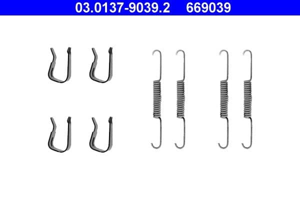 Accessory Kit, brake shoes