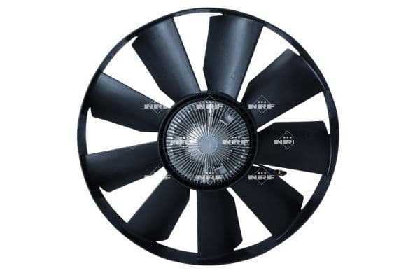 Ventilatorkoppeling (met ventilator, 750mm, aantal bladen: 9, aantal pinnen: 2) past: MAN LION´S CITY, LION´S COACH, TGA, TGM I, TGS I, TGX I D0826LUH-D2876LOH03 06.96-