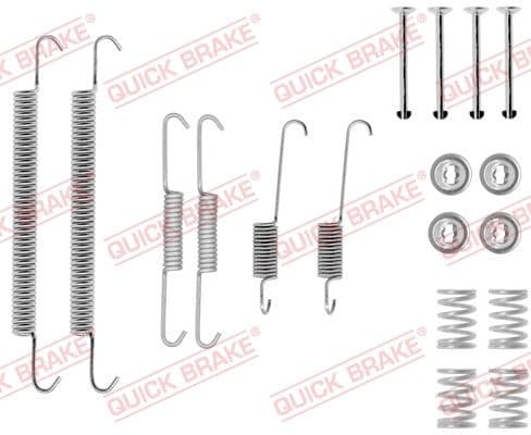 Accessory Kit, brake shoes