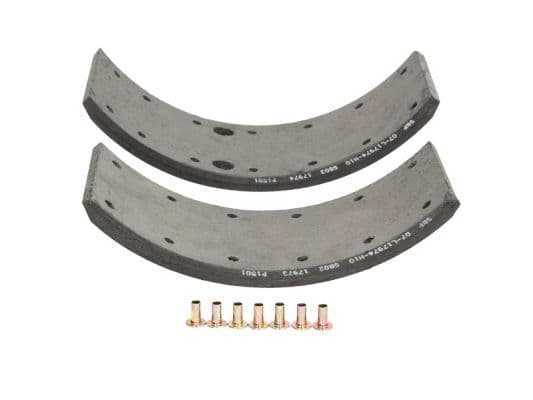 Brake shoe lining Achter (300x102. 1-overmaat) past: MERCEDES T2/LN1 04.86-12.94