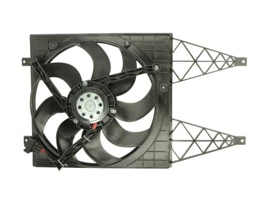 Radiatorventilator (met huisvesting) past: SEAT CORDOBA, IBIZA III, IBIZA IV, IBIZA IV SC, IBIZA IV ST, TOLEDO IV  SKODA FABIA I, FABIA I PRAKTIK, FABIA II, FABIA III, RAPID, ROOMSTER 1.0-2.0D 08.99-