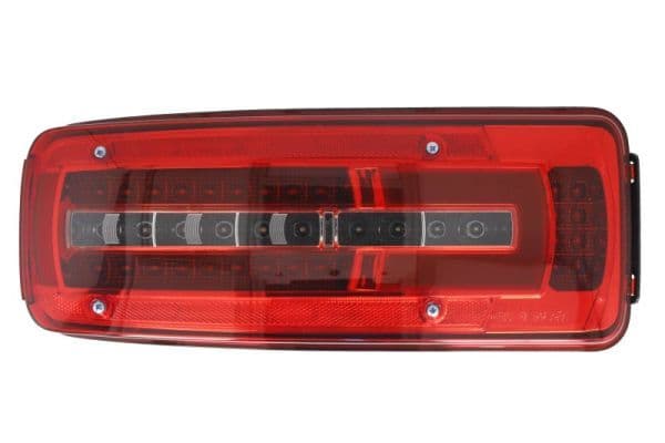 Achterlicht Rechts (LED, 24V, met indicator, anti-fog licht, achteruitrijlicht, met stoplicht, parkeerlicht, zijspeling) past: DAF 75 CF, CF 65, CF 75, CF 85, LF 45, LF 55, XF 105 01.01-