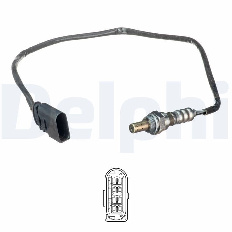 Lambda sonde (aantal draden 4, 605mm) past: SEAT IBIZA III  SKODA FABIA I, FABIA I PRAKTIK, FABIA II  VW FOX, POLO IV 1.2/1.2LPG 07.01-12.14