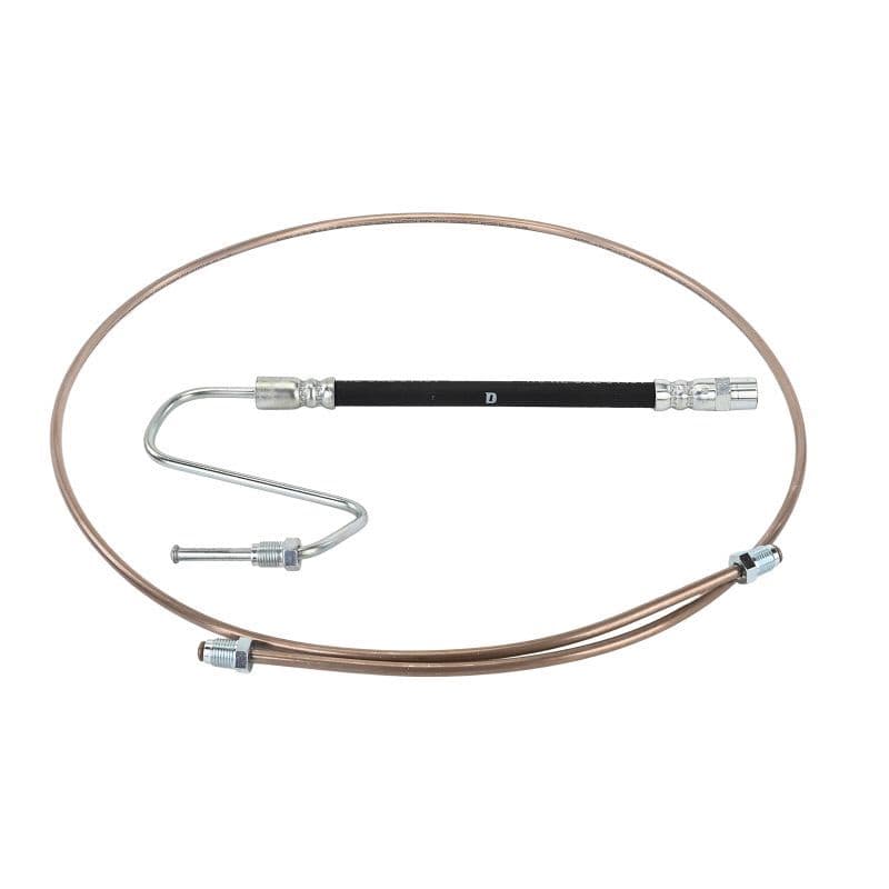 Remleiding/slang flexibel Achter/Buiten Links (lengte 201mm, M10x1/M10) past: RENAULT MASTER II 1.9D-3.0D 12.97-01.11