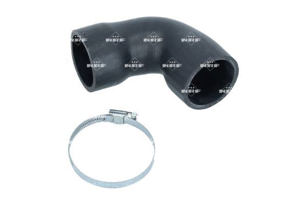 Intercooler slang Rechts (Inlaat zijde, diameter 48/49,5mm, lengte 140mm, zwart) past: FORD TOURNEO CONNECT, TRANSIT CONNECT 1.8D 06.02-12.13