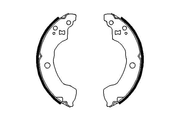 Remschoen past: NISSAN ALMERA II, PRIMERA 1.5-2.0D 06.96-11.06