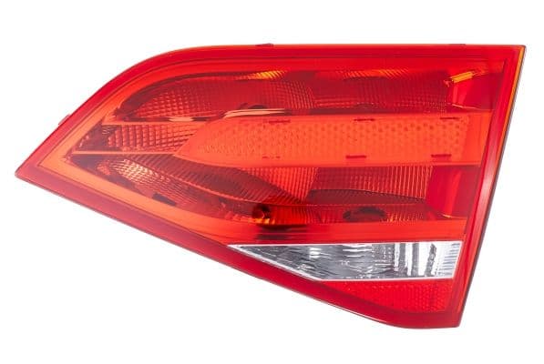 Achterlicht Rechts (binnen, P21W/W16W, kleur van het glas red/transparant, anti-fog licht, achteruitrijlicht) past: AUDI A4 B8 Saloon 11.07-10.11