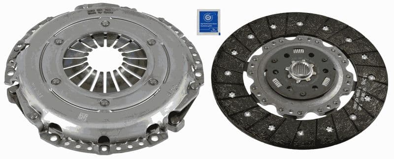Zelfstellende koppelingskit (240mm) past: ALFA ROMEO 159  FIAT CROMA  OPEL INSIGNIA A, INSIGNIA A COUNTRY 1.9D/2.0D 06.05-03.17