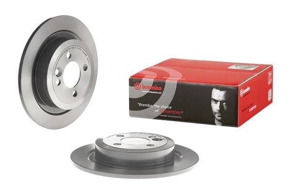 Brake disc Achter Links/Rechts past: MINI (R56), (R57), (R58), (R59), CLUBMAN (R55), CLUBVAN (R55) 1.4-2.0D 09.06-06.15