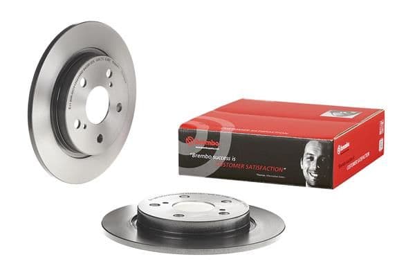 Brake disc Achter Links/Rechts past: TOYOTA AURIS, COROLLA 1.2-2.2D 10.06-08.19