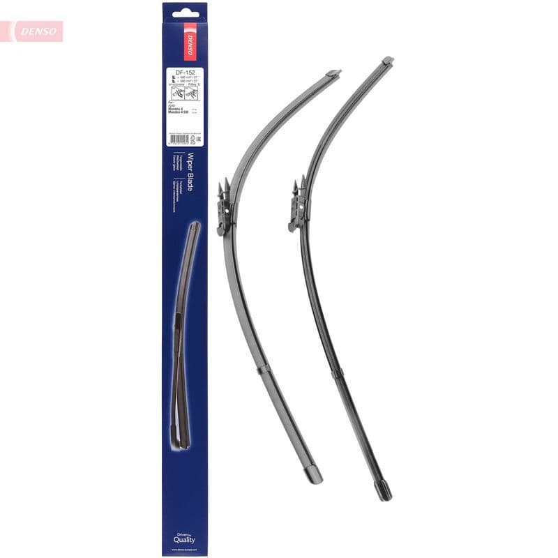 Wisserblad voegloos Voor met spoiler (2pcs) Flat Blades 680mm past: FORD MONDEO V  FORD USA FUSION 09.12-