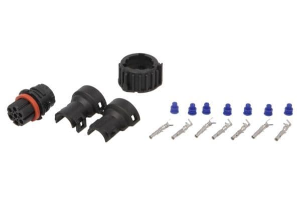 Draadstekker (aantal pinnen: 7, vorm van de stekker: bajonet/rond, vrouwelijk, AMP 1.5) past: DAF  IVECO  MAN  MERCEDES  RVI  SCANIA  VOLVO past: DAF XF 95  MAN TGA  RVI MAGNUM, PREMIUM 09.90-