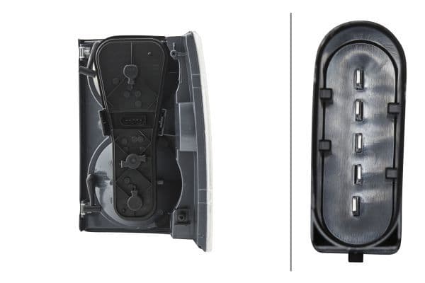 Achterlicht Links (P21W/PR21W, kleur van het glas wit, anti-fog licht, met een gloeilamp paneel) past: LAND ROVER RANGE ROVER III L322 03.02-08.12