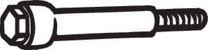 Uitlaatsysteem bout (M6x77), 1pcs past: CITROEN C8, EVASION, JUMPY I  FIAT SCUDO, ULYSSE  LANCIA PHEDRA  PEUGEOT 806, EXPERT 2.0/2.0D 05.99-