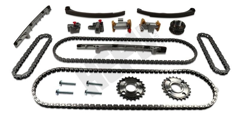 Timingset (ketting + tandwiel) past: JAGUAR S-TYPE II, XF I, XJ, XK 8, XK II  LAND ROVER DISCOVERY III, RANGE ROVER III, RANGE ROVER SPORT I 4.2/4.4 04.02-04.15