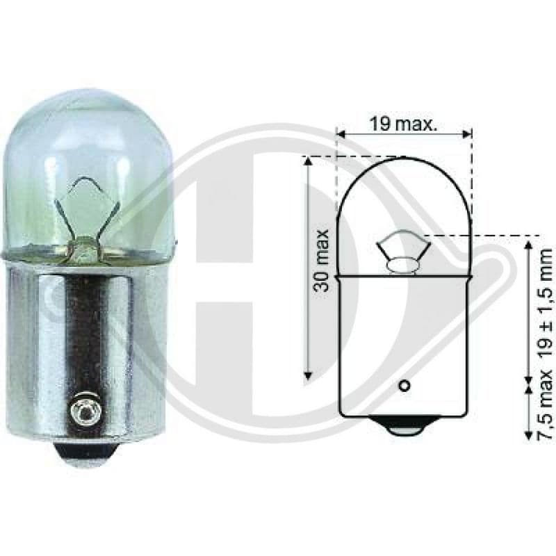 R5W Tube Gl�hlampe Halogen