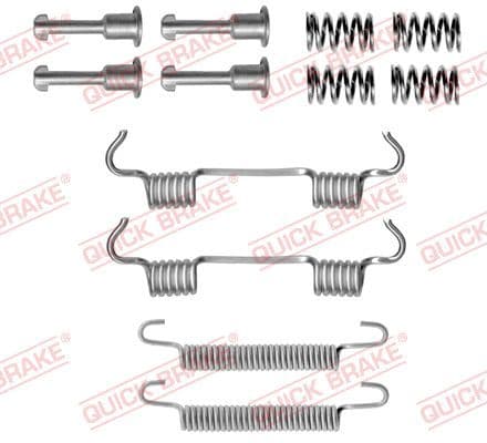 Accessory Kit, parking brake shoes