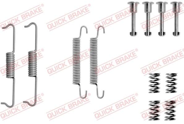Accessory Kit, parking brake shoes
