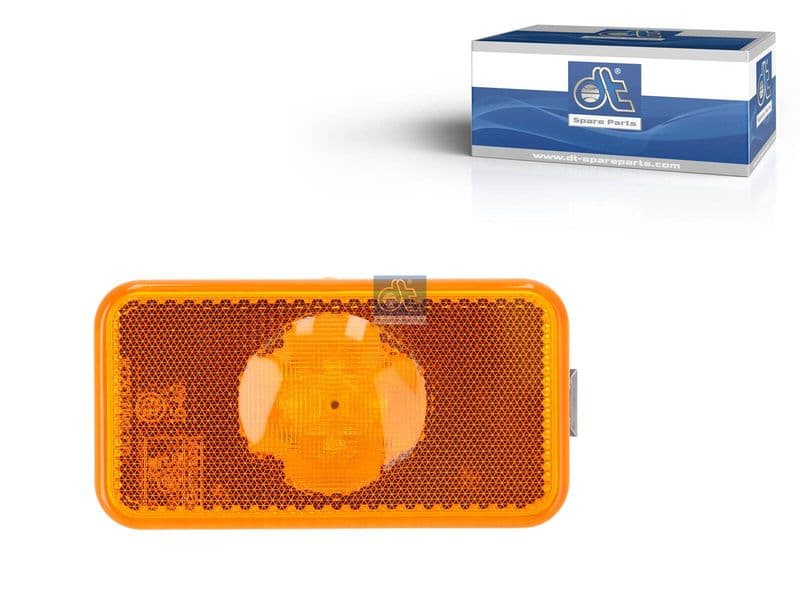 Markeringslichten Links/Rechts  Oranje  LED  hoogte 54  breedte 102  met reliëf  24V