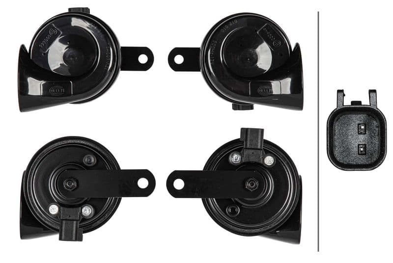 Hoorn (400-500Hz 110dB 12V) past: FORD B-MAX, C-MAX, C-MAX II, COUGAR, COURIER, ECOSPORT, ESCORT CLASSIC, ESCORT VI, FIESTA, FIESTA IV, FIESTA V, FIESTA VI, FIESTA VII, FOCUS C-MAX, FOCUS I 02.99-