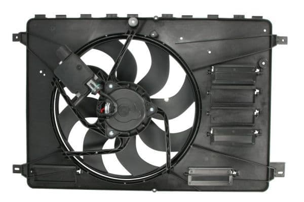 Radiatorventilator (met huisvesting, met controller) past: FORD GALAXY II, GALAXY MK II, KUGA I, MONDEO IV, S-MAX 1.6-2.5 05.06-06.15