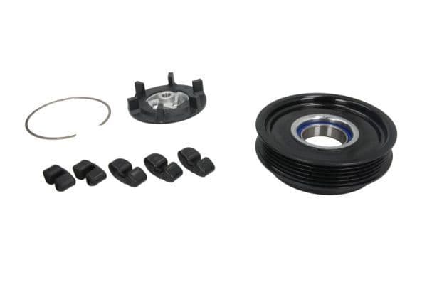 Airco compressor koppeling compleet (6SEU16C  DENSO 6SEU16C 5PK 110mm) past: MERCEDES A (W169), B SPORTS TOURER (W245), CLC (CL203), CLS (C219), M (W164) 2.0D-3.0D 09.04-06.12