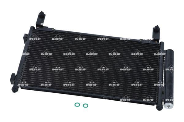 A/C condensator (met droger) past: CHEVROLET MATIZ, SPARK 0.8-1.0LPG 03.05-