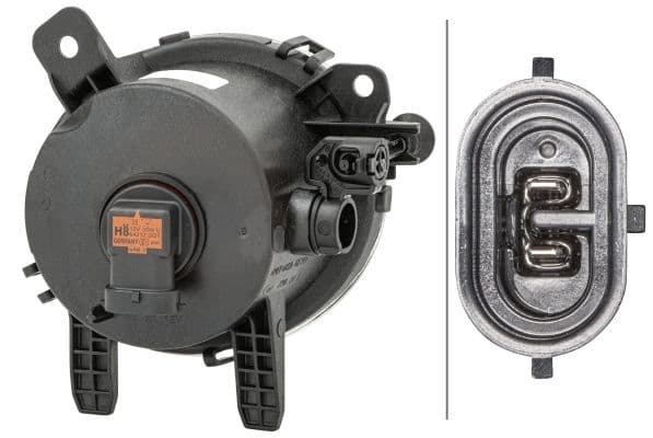 Mistlamp Voor Links (H8) past: BMW 1 F20, F21, 2 Active Tourer F45, F46, 2 F22, F23, F87, 3 F30, F31, F80, 3 GRAN TURISMO F34, 4 F32, F33, F82, F83, 4 GRAN COUPE F36 11.10-06.19