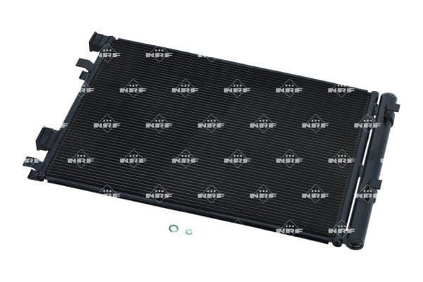 A/C condensator (met droger) past: HYUNDAI ACCENT IV, I20 I  KIA RIO III 1.1D/1.4D/1.6D 08.08-